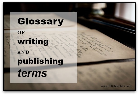 A Glossary of Fiction Writing Terms