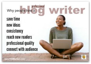 Blog content writer job description picture