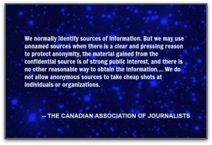 The ethics of using anonymous sources when you write ️