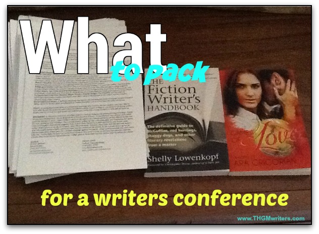 What to pack for a writers conference