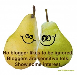 Bloggers love attention