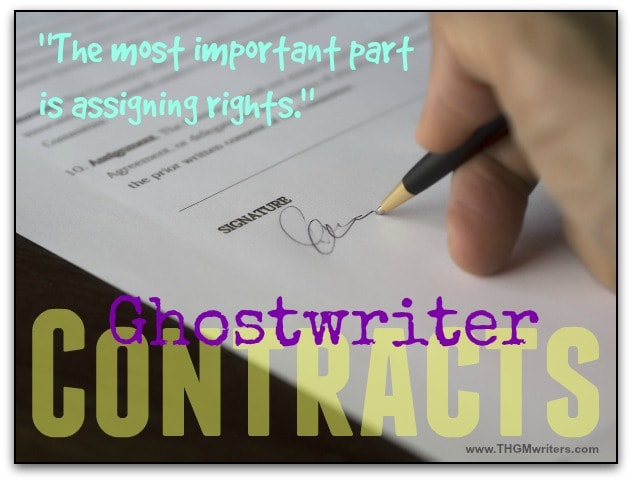 Ghostwriter contracts must assign rights