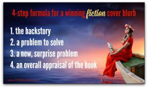 4-step formula for a fiction back cover blurb