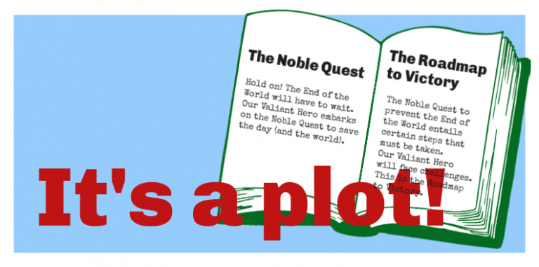 It's a plot - card