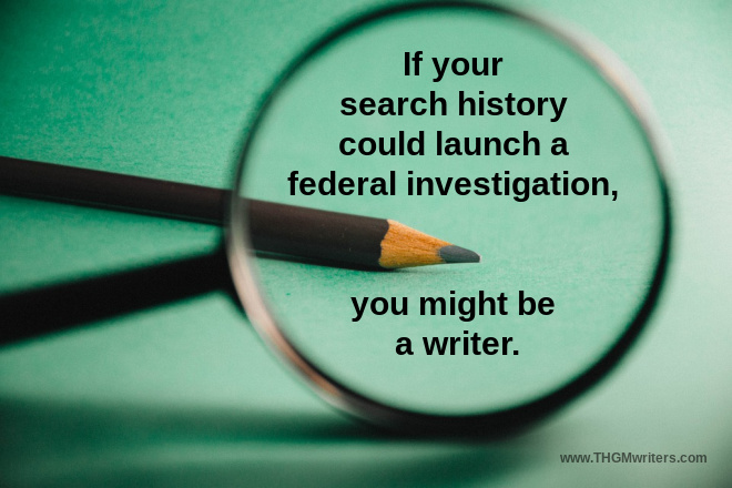 writer search history investigation