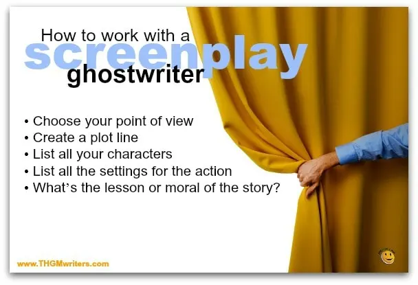 How to work with a screenplay ghostwriter
