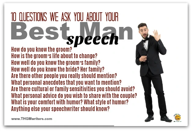Best man speech questions