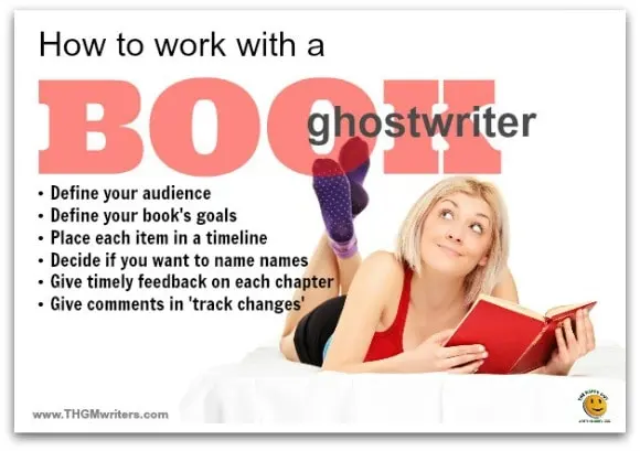 Working with a book writer