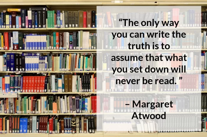 Margaret Atwood quote on writing