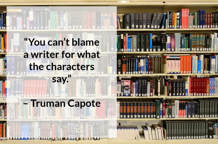Truman Capote quote on characters